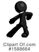 Black Design Mascot Clipart #1588664 by Leo Blanchette