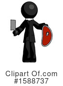 Black Design Mascot Clipart #1588737 by Leo Blanchette