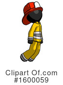 Black Design Mascot Clipart #1600059 by Leo Blanchette