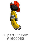 Black Design Mascot Clipart #1600060 by Leo Blanchette