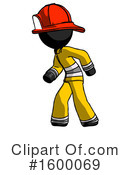Black Design Mascot Clipart #1600069 by Leo Blanchette