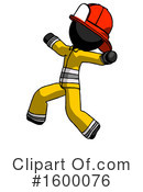 Black Design Mascot Clipart #1600076 by Leo Blanchette