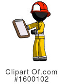 Black Design Mascot Clipart #1600102 by Leo Blanchette