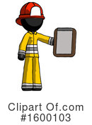 Black Design Mascot Clipart #1600103 by Leo Blanchette