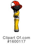 Black Design Mascot Clipart #1600117 by Leo Blanchette