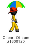 Black Design Mascot Clipart #1600120 by Leo Blanchette