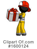 Black Design Mascot Clipart #1600124 by Leo Blanchette