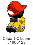 Black Design Mascot Clipart #1600128 by Leo Blanchette