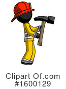 Black Design Mascot Clipart #1600129 by Leo Blanchette