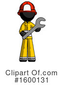 Black Design Mascot Clipart #1600131 by Leo Blanchette