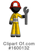 Black Design Mascot Clipart #1600132 by Leo Blanchette