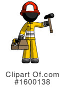 Black Design Mascot Clipart #1600138 by Leo Blanchette
