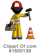 Black Design Mascot Clipart #1600139 by Leo Blanchette