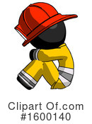 Black Design Mascot Clipart #1600140 by Leo Blanchette