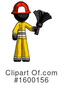 Black Design Mascot Clipart #1600156 by Leo Blanchette