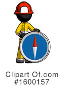 Black Design Mascot Clipart #1600157 by Leo Blanchette