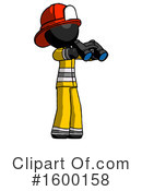 Black Design Mascot Clipart #1600158 by Leo Blanchette