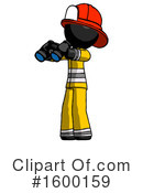 Black Design Mascot Clipart #1600159 by Leo Blanchette