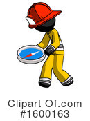 Black Design Mascot Clipart #1600163 by Leo Blanchette