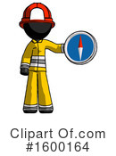 Black Design Mascot Clipart #1600164 by Leo Blanchette