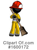 Black Design Mascot Clipart #1600172 by Leo Blanchette