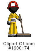 Black Design Mascot Clipart #1600174 by Leo Blanchette