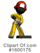 Black Design Mascot Clipart #1600175 by Leo Blanchette