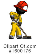 Black Design Mascot Clipart #1600176 by Leo Blanchette