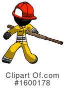 Black Design Mascot Clipart #1600178 by Leo Blanchette