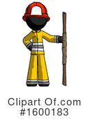Black Design Mascot Clipart #1600183 by Leo Blanchette