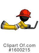 Black Design Mascot Clipart #1600215 by Leo Blanchette