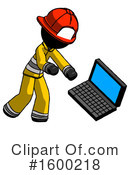 Black Design Mascot Clipart #1600218 by Leo Blanchette