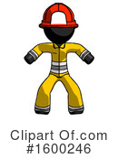 Black Design Mascot Clipart #1600246 by Leo Blanchette