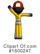 Black Design Mascot Clipart #1600247 by Leo Blanchette