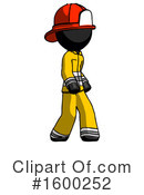 Black Design Mascot Clipart #1600252 by Leo Blanchette