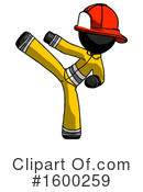Black Design Mascot Clipart #1600259 by Leo Blanchette