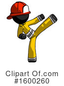 Black Design Mascot Clipart #1600260 by Leo Blanchette