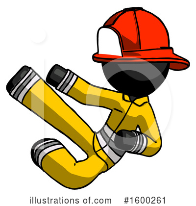 Royalty-Free (RF) Black Design Mascot Clipart Illustration by Leo Blanchette - Stock Sample #1600261