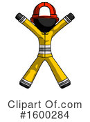 Black Design Mascot Clipart #1600284 by Leo Blanchette