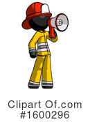 Black Design Mascot Clipart #1600296 by Leo Blanchette