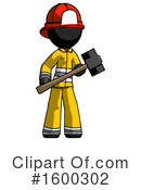 Black Design Mascot Clipart #1600302 by Leo Blanchette