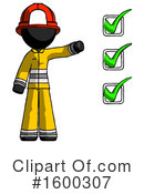 Black Design Mascot Clipart #1600307 by Leo Blanchette