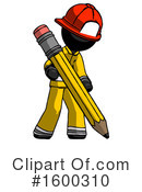 Black Design Mascot Clipart #1600310 by Leo Blanchette