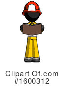Black Design Mascot Clipart #1600312 by Leo Blanchette