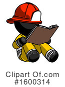 Black Design Mascot Clipart #1600314 by Leo Blanchette