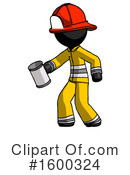 Black Design Mascot Clipart #1600324 by Leo Blanchette