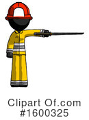 Black Design Mascot Clipart #1600325 by Leo Blanchette