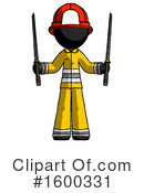 Black Design Mascot Clipart #1600331 by Leo Blanchette