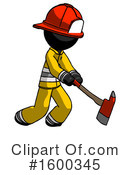 Black Design Mascot Clipart #1600345 by Leo Blanchette