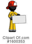 Black Design Mascot Clipart #1600353 by Leo Blanchette